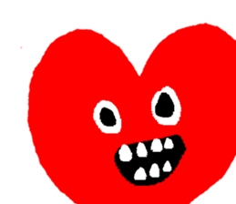 With heart Three sticker #8387852