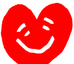 With heart Three sticker #8387854