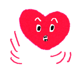 With heart Three sticker #8387857