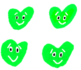 With heart Three sticker #8387859