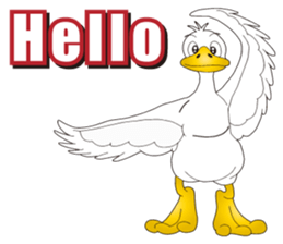 Hustle Duck sticker #8388320