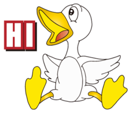 Hustle Duck sticker #8388321