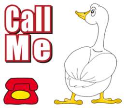 Hustle Duck sticker #8388327