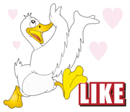 Hustle Duck sticker #8388330