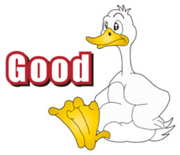 Hustle Duck sticker #8388335