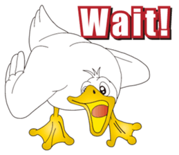 Hustle Duck sticker #8388339