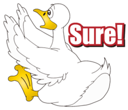 Hustle Duck sticker #8388341