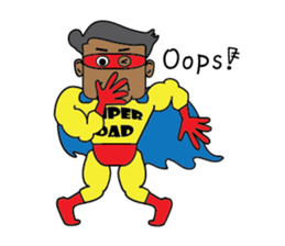 My Dad is My Hero sticker #8388517