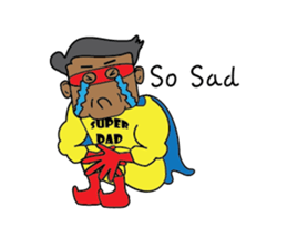 My Dad is My Hero sticker #8388518