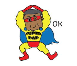 My Dad is My Hero sticker #8388523