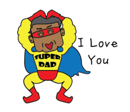 My Dad is My Hero sticker #8388524
