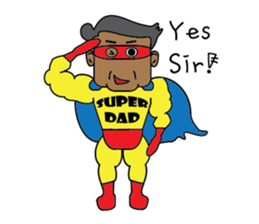 My Dad is My Hero sticker #8388525