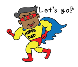 My Dad is My Hero sticker #8388526