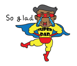 My Dad is My Hero sticker #8388534