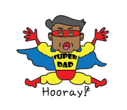 My Dad is My Hero sticker #8388535