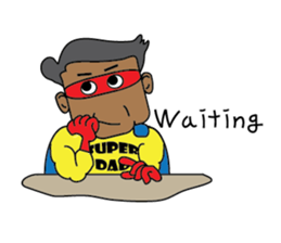 My Dad is My Hero sticker #8388536