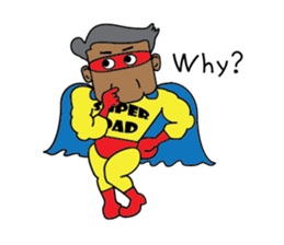 My Dad is My Hero sticker #8388542