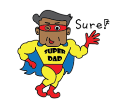 My Dad is My Hero sticker #8388543