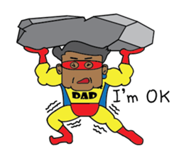 My Dad is My Hero sticker #8388544