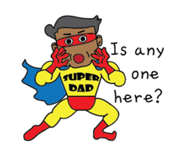 My Dad is My Hero sticker #8388546