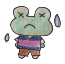 comfort frog sticker #8389190