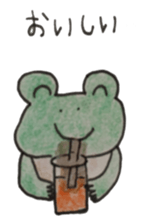 comfort frog sticker #8389191