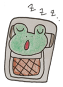 comfort frog sticker #8389197
