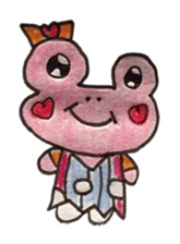 comfort frog sticker #8389218