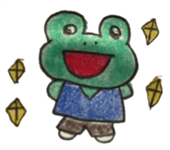 comfort frog sticker #8389220