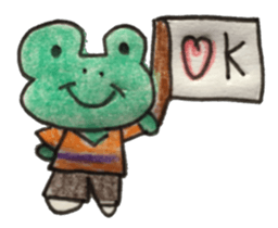 comfort frog sticker #8389223