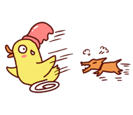 Gloves chicks & Cats sticker #8389298