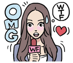 AsB - WTF GIRLS NEWS sticker #8389551