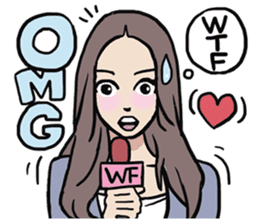 AsB - WTF GIRLS NEWS sticker #8389551