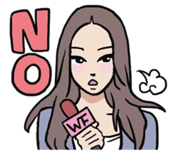 AsB - WTF GIRLS NEWS sticker #8389553