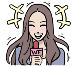 AsB - WTF GIRLS NEWS sticker #8389554