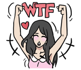 AsB - WTF GIRLS NEWS sticker #8389560