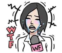 AsB - WTF GIRLS NEWS sticker #8389571