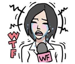 AsB - WTF GIRLS NEWS sticker #8389571