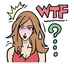 AsB - WTF GIRLS NEWS sticker #8389577