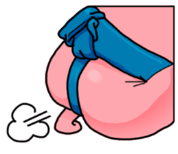 pink sumo bear sticker #8391132