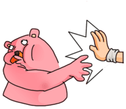 pink sumo bear sticker #8391143