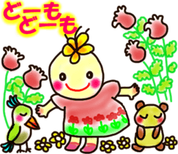 Moon & Flower sticker #8391204