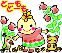 Moon & Flower sticker #8391204