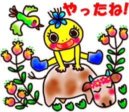 Moon & Flower sticker #8391207