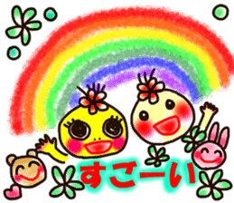 Moon & Flower sticker #8391208