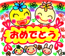 Moon & Flower sticker #8391224