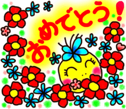 Moon & Flower sticker #8391225