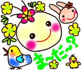 Moon & Flower sticker #8391227