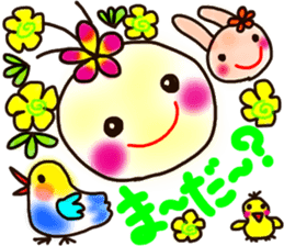 Moon & Flower sticker #8391227