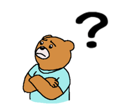 It is a bear 3. sticker #8391705